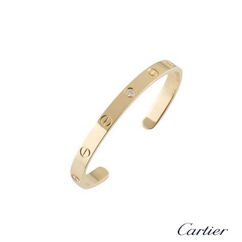 diamond cartier love|cartier love cuff with diamond.